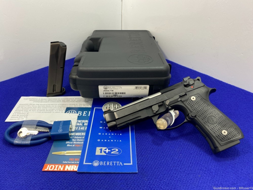 SOLD* Beretta / Langdon Tactical 92G Elite LTT 9mm Blk 4.7