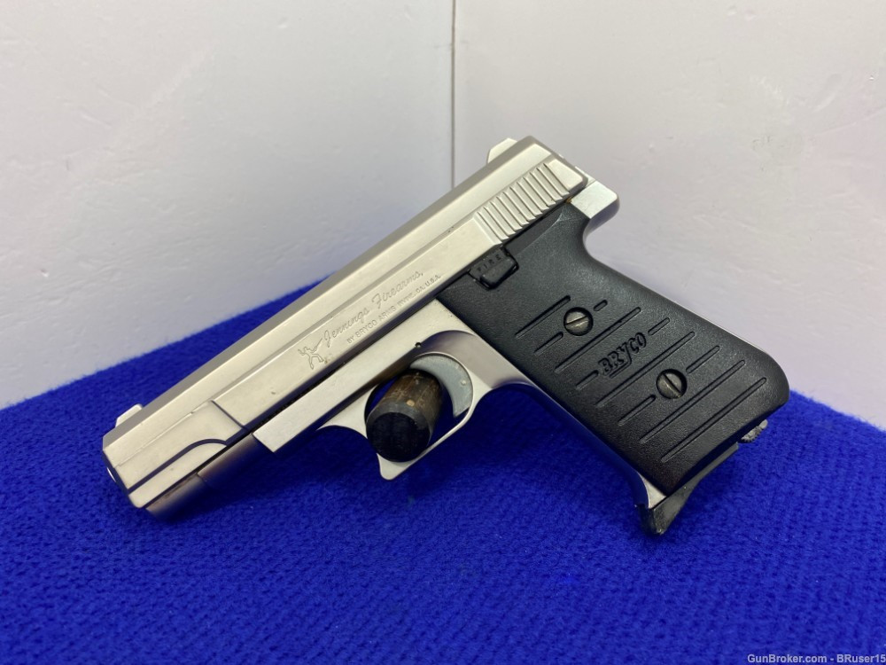 SOLD* Jennings Firearms Model 48 .380ACP Stainless 4