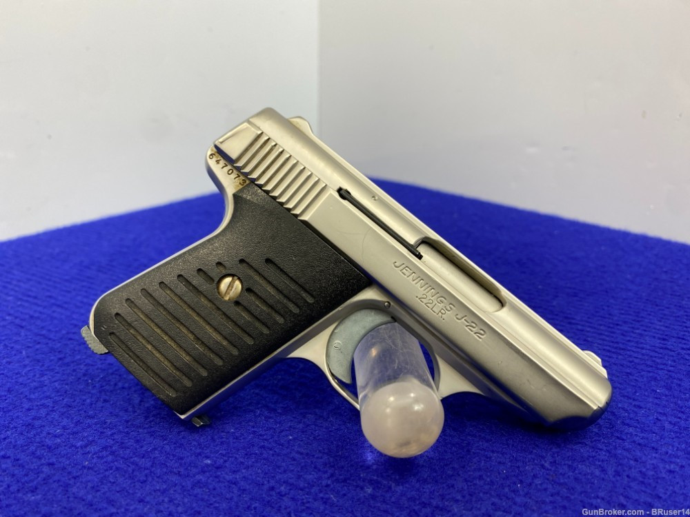 SOLD* Jennings J-22 .22 LR Satin Nickel 2 1/2
