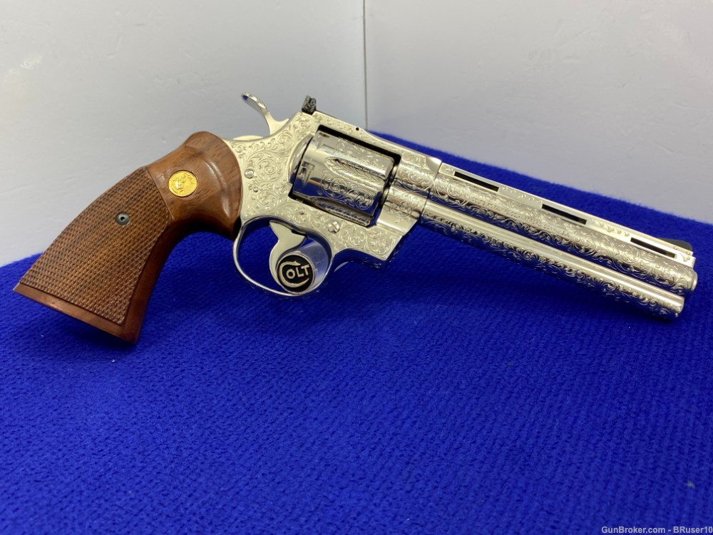 SOLD* 1977 Colt Python .357 Nickel 6
