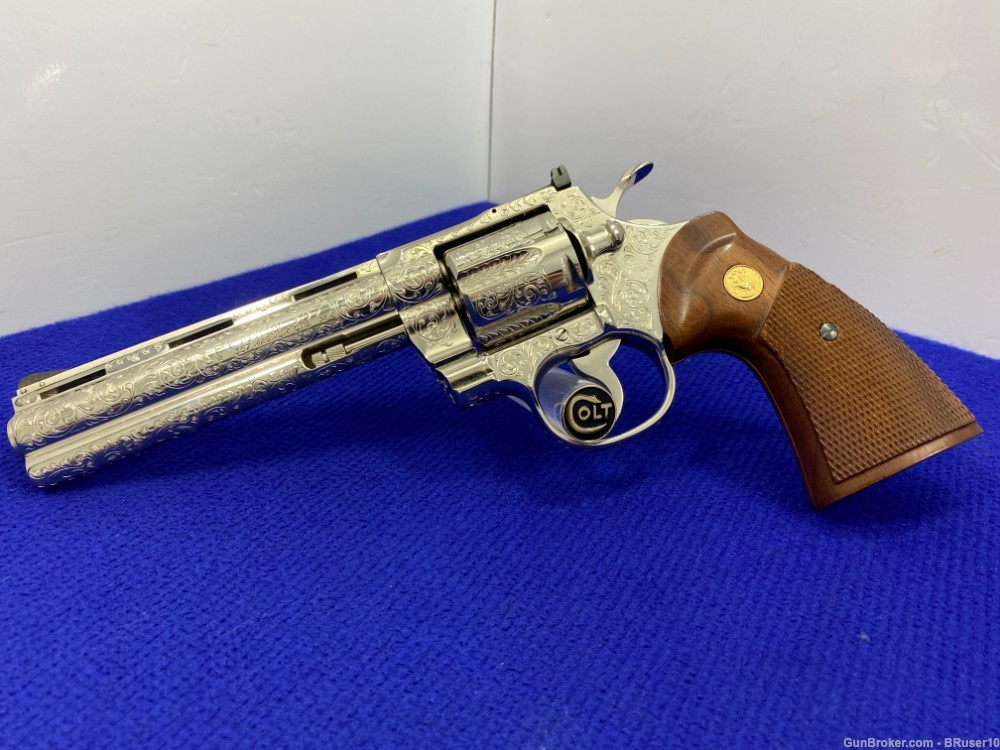 SOLD* 1977 Colt Python .357 Nickel 6