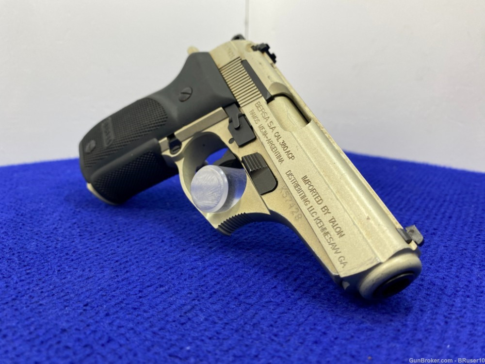 SOLD* Bersa Thunder 380 Plus .380ACP Satin Nickel 3.5