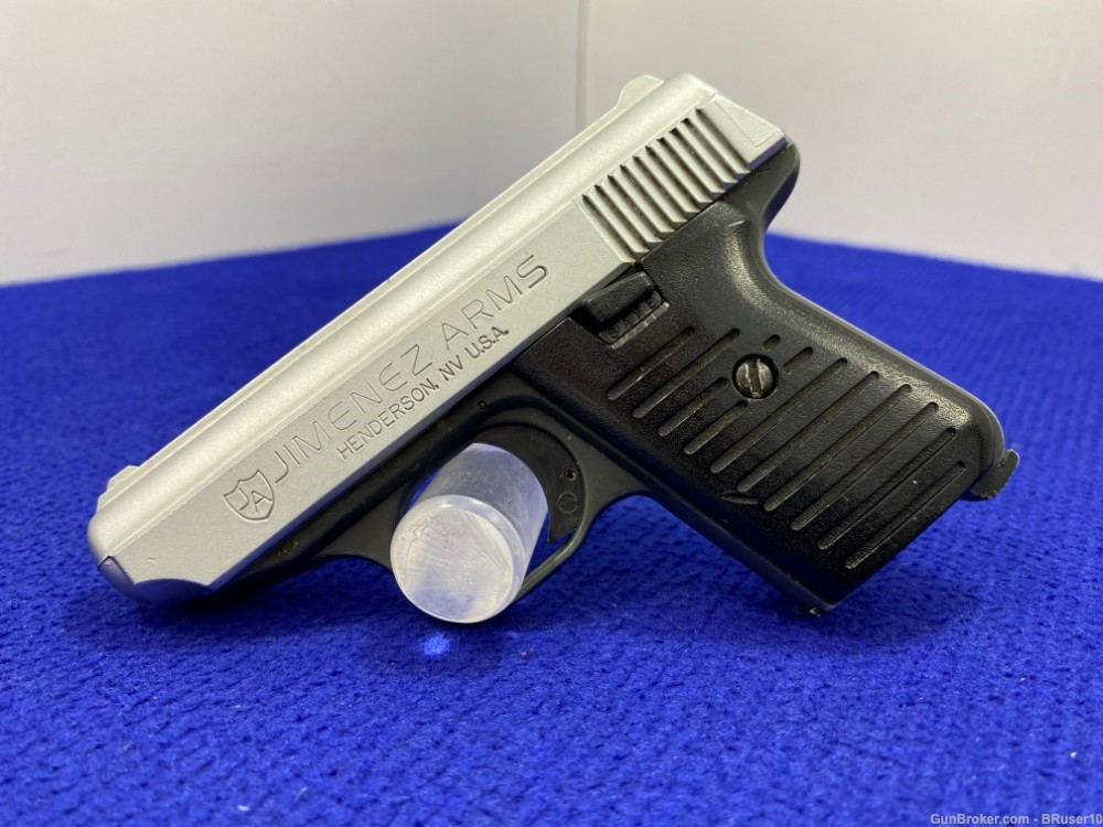 SOLD* Jimenez Arms Model 25 .25ACP Hard Chrome *GREAT CONCEALED
