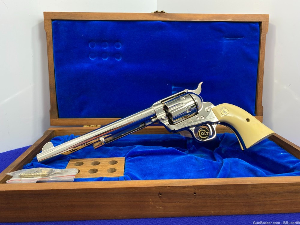 ＳＡＡ．４５ Colt 1st Gen Single Action Army SAA 4.75″ .45 LC Revolver & Letter