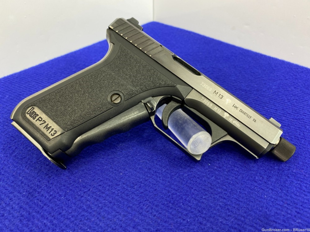 【レア中古品】1992年 MGC HECKLER & KOCH P7M13 MGC P7M13 GBB Pistol (BK) With Original Box | Octagon Airsoft