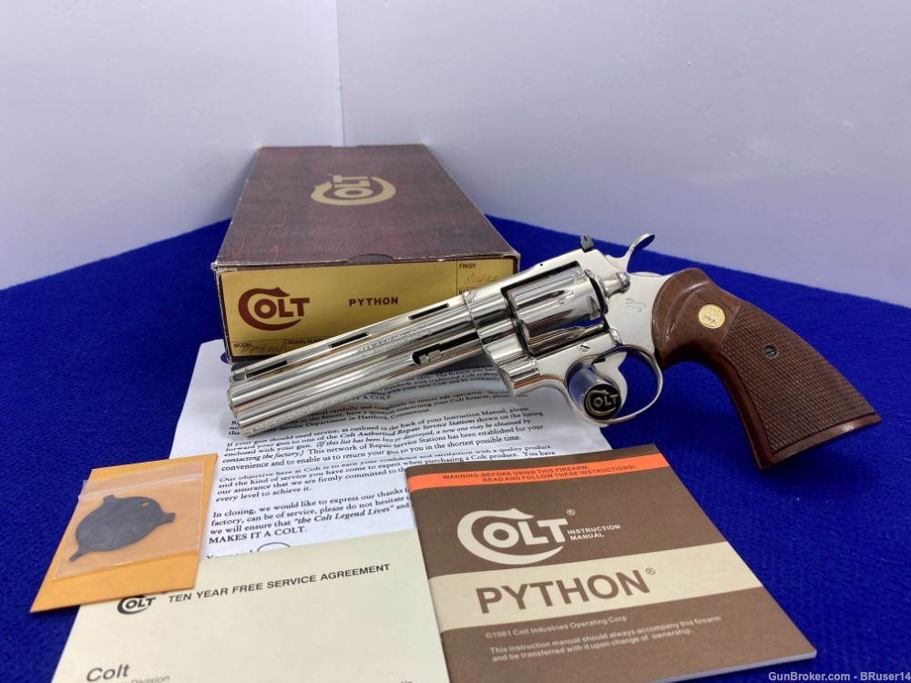 SOLD* 1978 Colt Python .357 Magnum 6