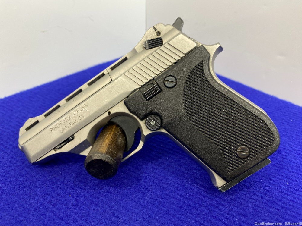 SOLD* Phoenix Arms HP25A .25 ACP Stainless 3