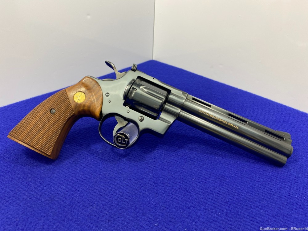 SOLD* 1979 Colt Python .357 Mag Blue 6