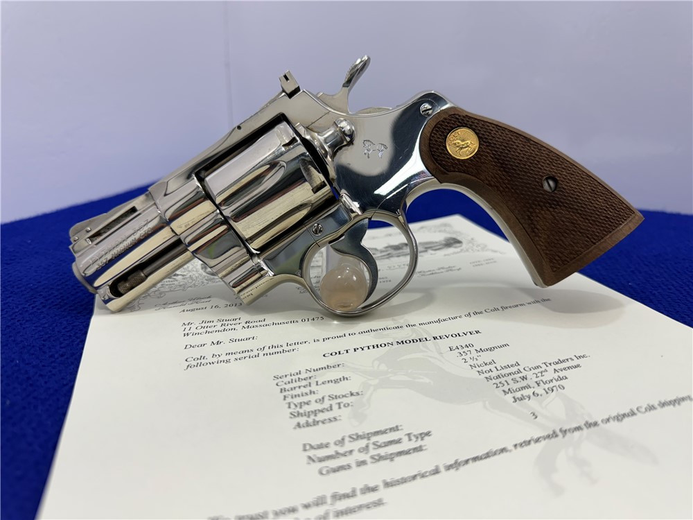 SOLD* 1970 Colt Python .357 Mag *RARE & SOUGHT-AFTER 2.5