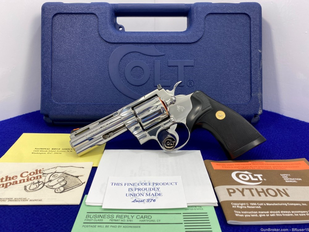 SOLD* 1995 Colt Python .357 Mag 4