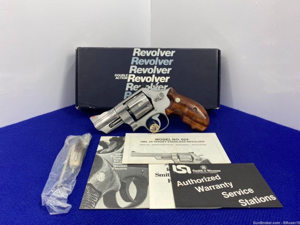 SOLD* 1985 Smith Wesson 624 .44 Spl 3