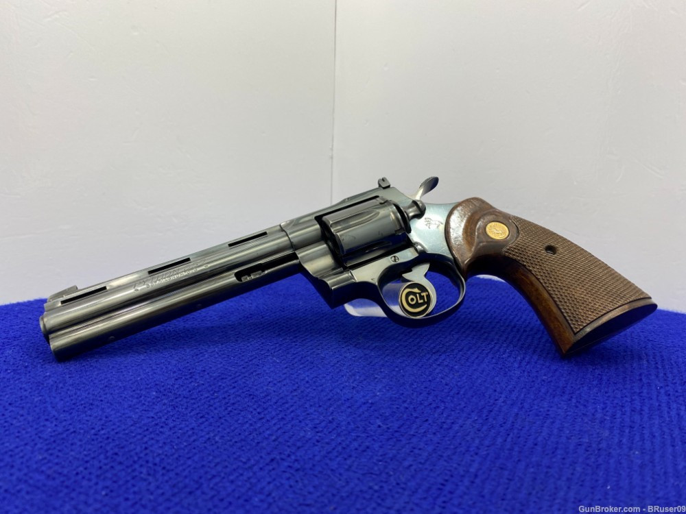 SOLD* 1974 Colt Python .357 Mag Blue 6
