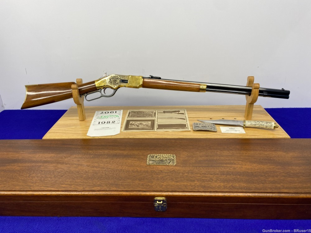 SOLD* Navy Arms Co Model 1866 .44-40 WCF *75th ANNIV. OKLAHOMA