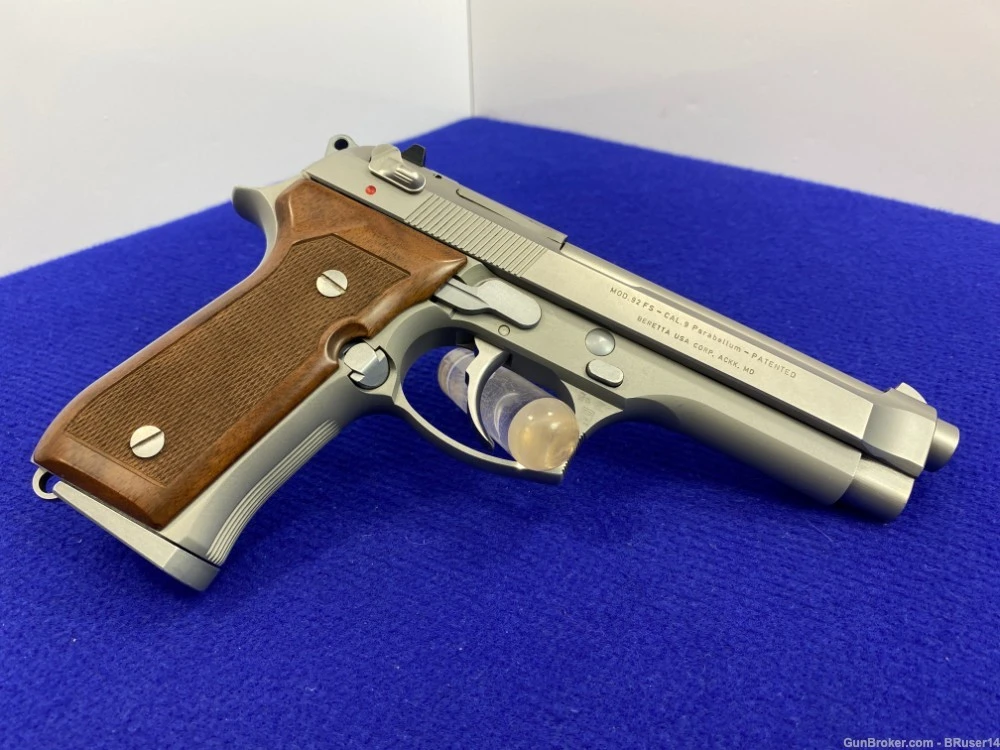 92fs Inox Italian *SOLD* 1991 Beretta 92FS Inox 9mm Stainless *INCREDIBLE ITALIAN MADE ...