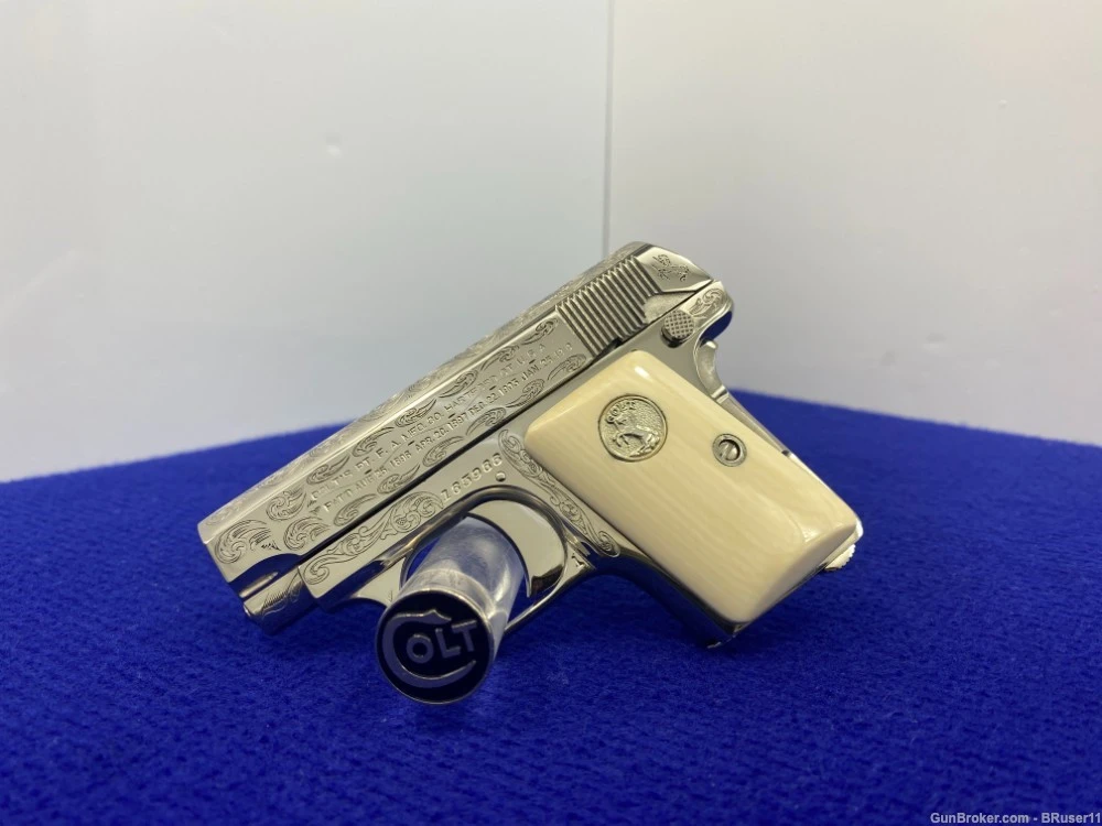 SOLD* 1917 Colt M1908 Vest Pocket Hammerless .25ACP *BEAUTIFUL
