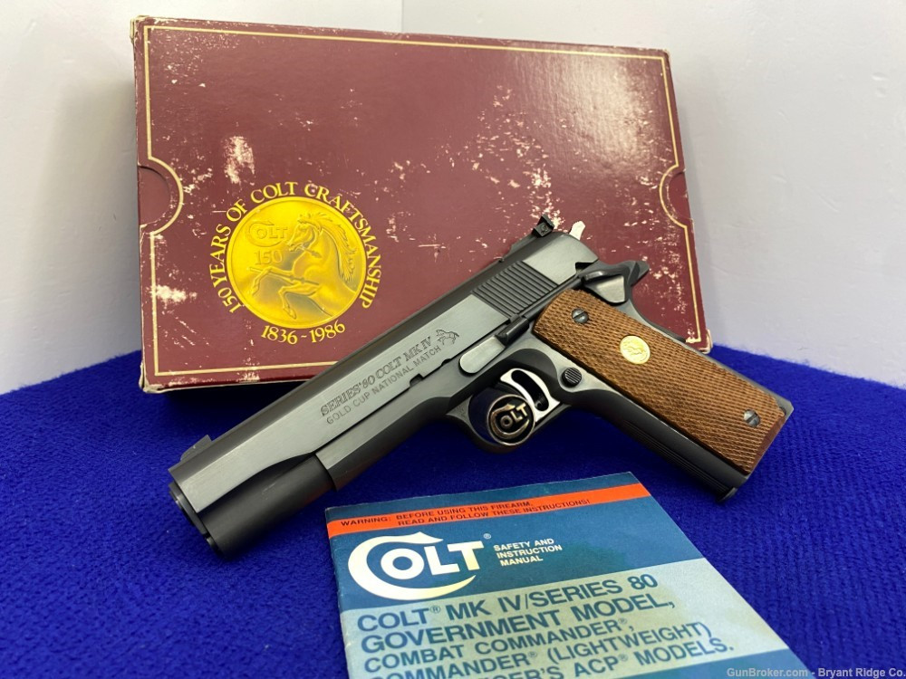 SOLD* 1985 Colt Gold Cup National Match .45acp *OUTSTANDING MKIV