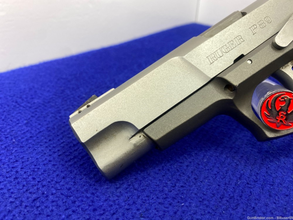 SOLD* 2006 Ruger P89 9mm Stainless 4 1/2