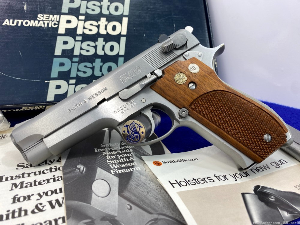 SOLD* 1982 Smith Wesson 639 9mm Stainless 4