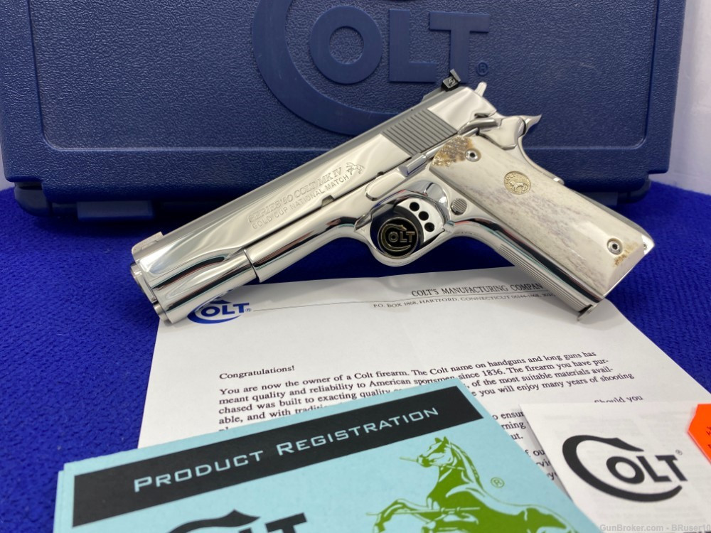 SOLD* 1989 Colt Gold Cup National Match .45acp *BREATHTAKING