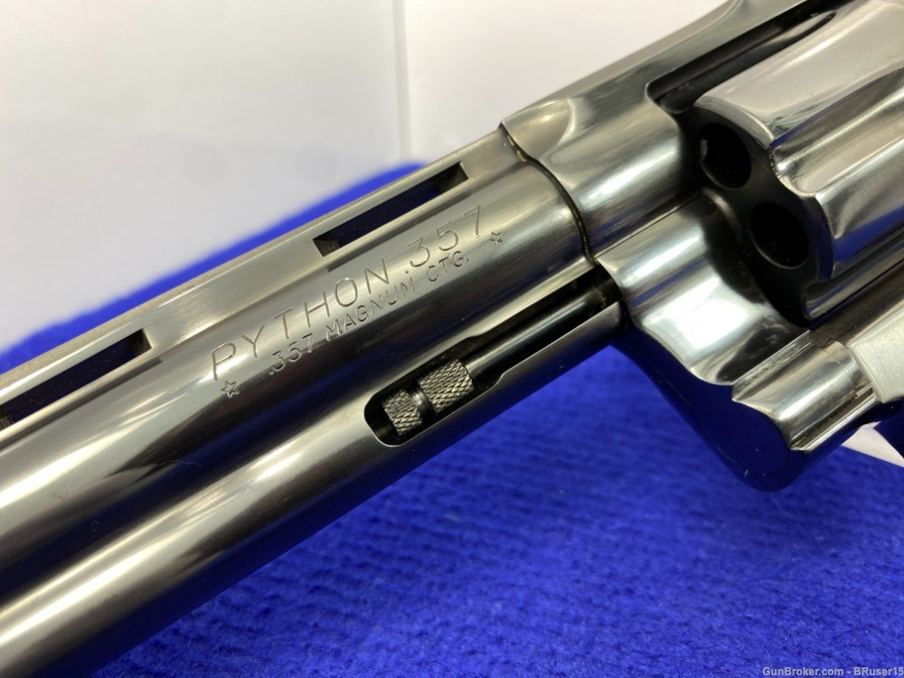 SOLD* 1961 Colt Python .357 Magnum Blue 6