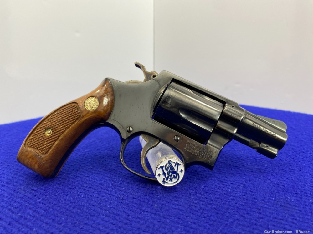 SOLD* 1982 Smith Wesson 36 (No-Dash) .38 Spl Blue *EXCELLENT .38