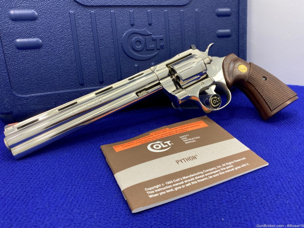 SOLD* 1978 Colt Python .357 Mag *HIGHLY DESIRABLE NICKEL FINISH