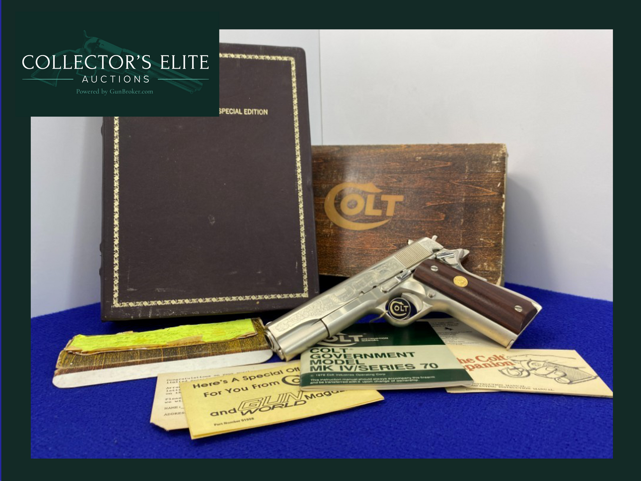 SOLD* 1978 Colt Government 45 ACP Nickel 5