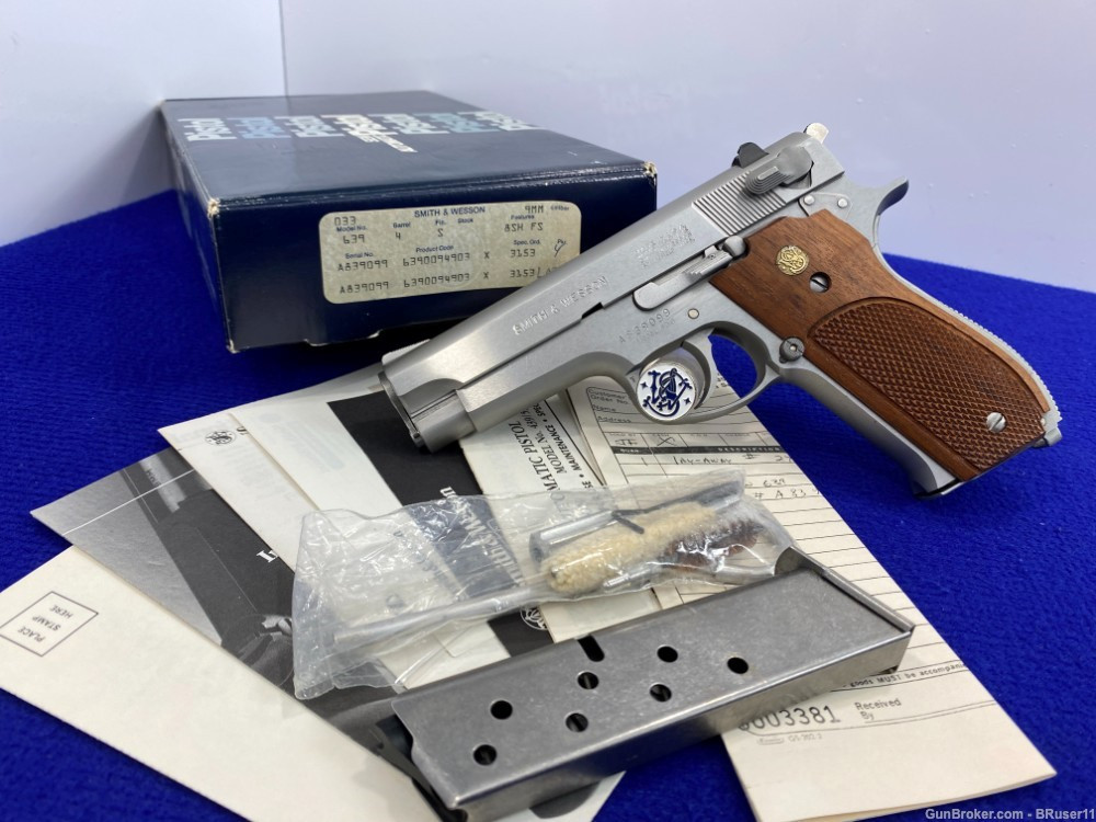 SOLD* 1983 Smith Wesson 639 9mm Stainless 4