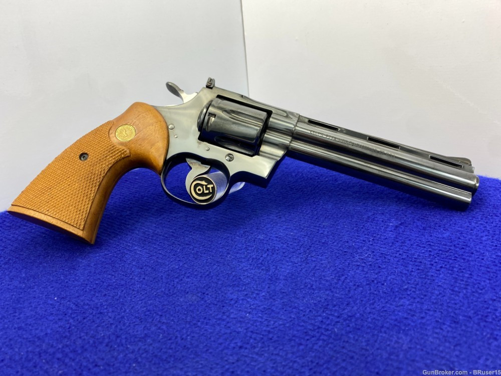 SOLD* 1962 Colt Python .357Mag Blue 6