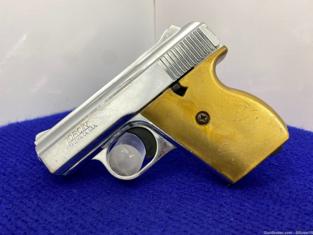 SOLD* Lorcin Model L25 .25 ACP Chrome 2.4