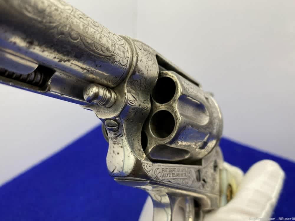SOLD* 1891 Colt Single Action Army 1st Gen Nickel *1 of only 421