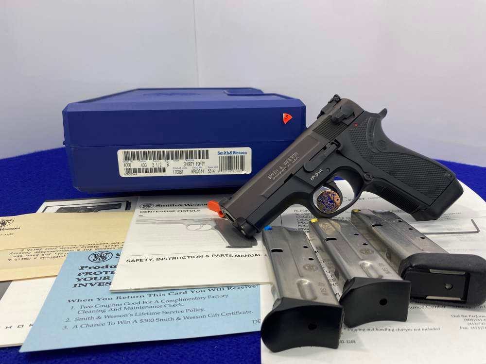 SOLD* 1995 Smith Wesson Shorty Forty MKIII .40S&W -LEW HORTON