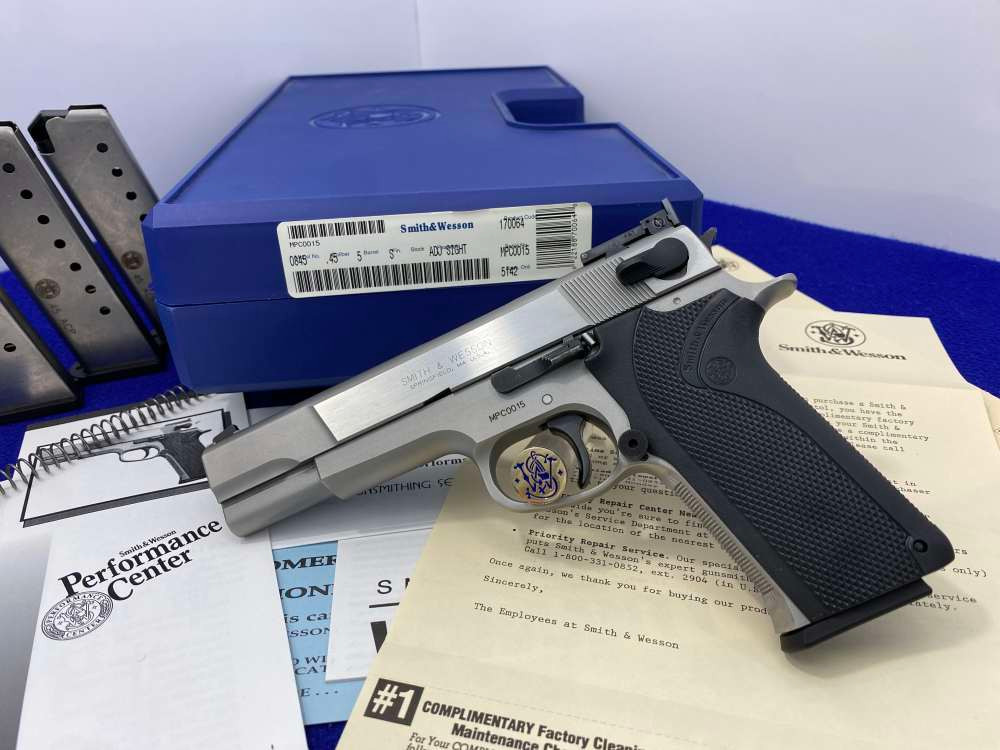 SOLD* 1995 Smith Wesson 845 Performance Center .45 ACP *ONE OF 435