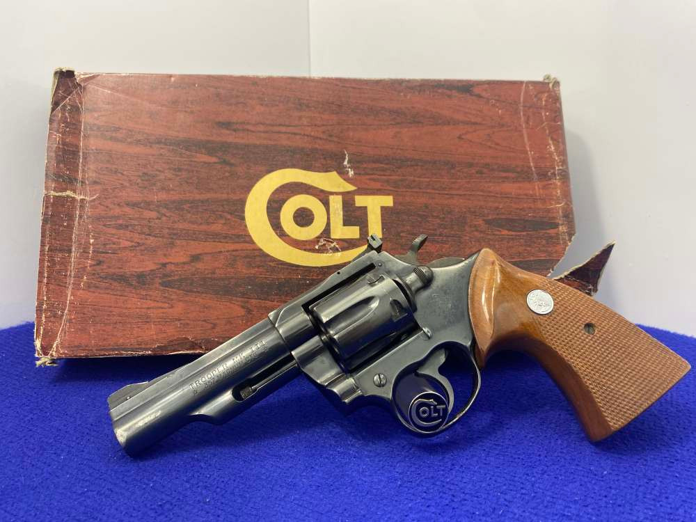 SOLD* 1974 Colt Trooper MKIII .357 Mag Blue 4