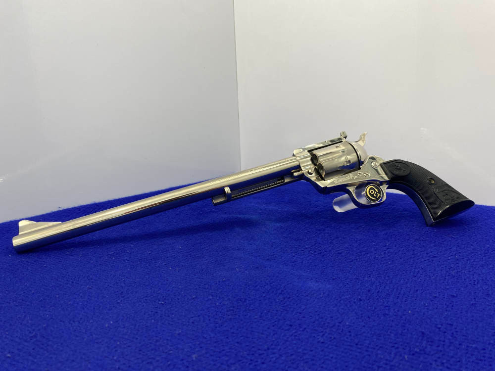 SOLD* 1979 Colt Single Action Army .45 Colt Nickel -NED BUNTLINE