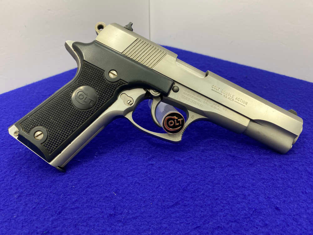 SOLD* 1990 Colt Double Eagle Series 90 .45 ACP Stainless 5