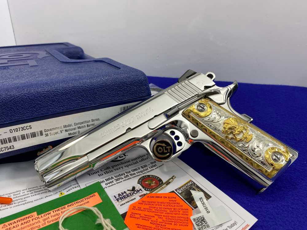 COLT GOVERNMENT STAINLESS MOD エアソフトガン Colt Government Competition .38 Super 5