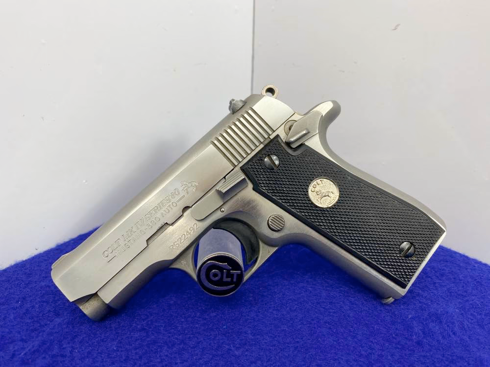 1992 Colt Mustang Plus II MK IV Series 80 .380ACP 2.75