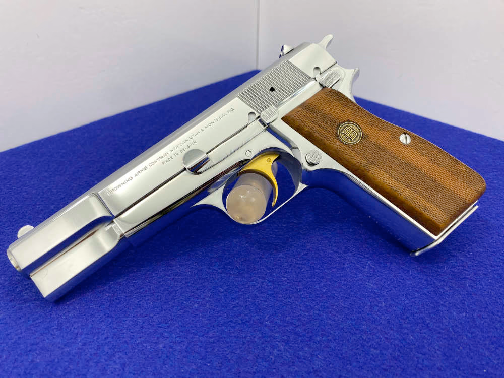1978 Browning Hi-Power Chrome 9mm *RARE ONE OF 3,500 CENTENNIAL