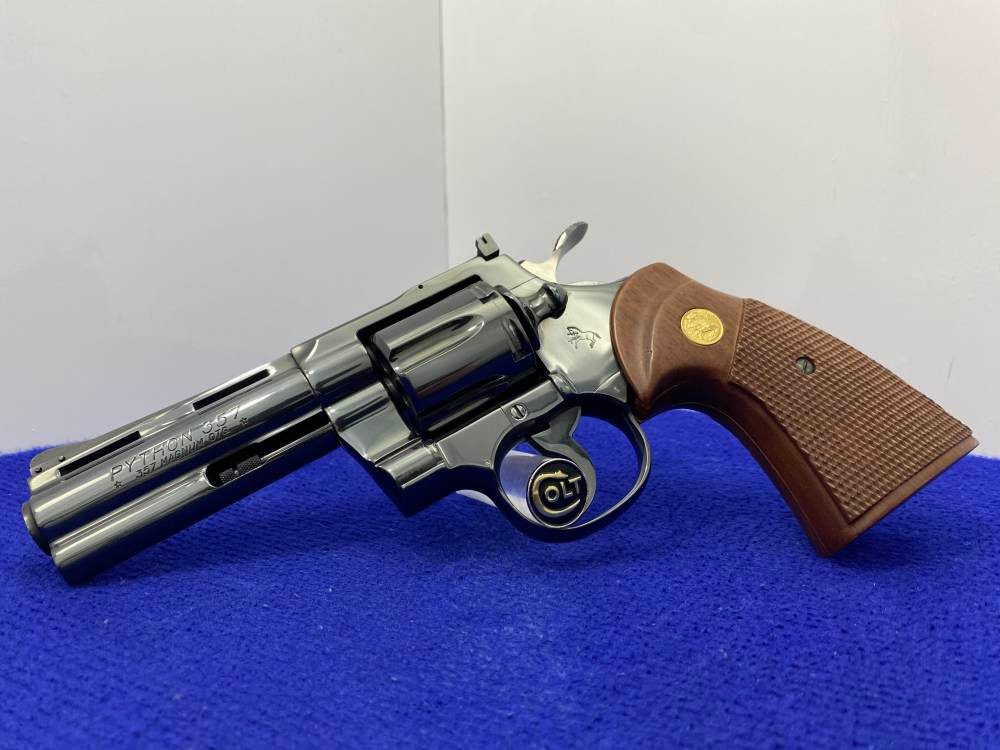 SOLD* 1982 Colt Python .357 Mag Blue 4