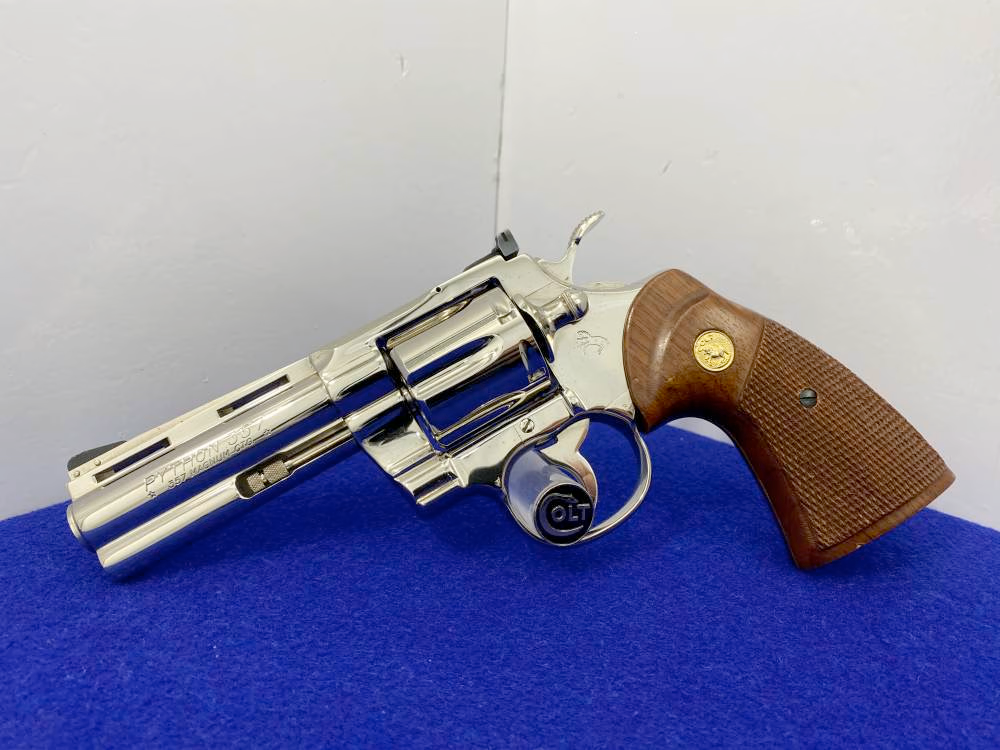 1980 Colt Python .357 Mag Nickel 4