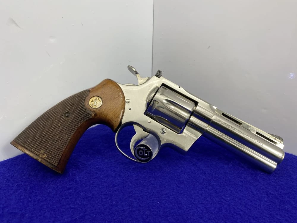 1964 Python *SOLD* 1964 Colt Python .357 Mag Nickel 4