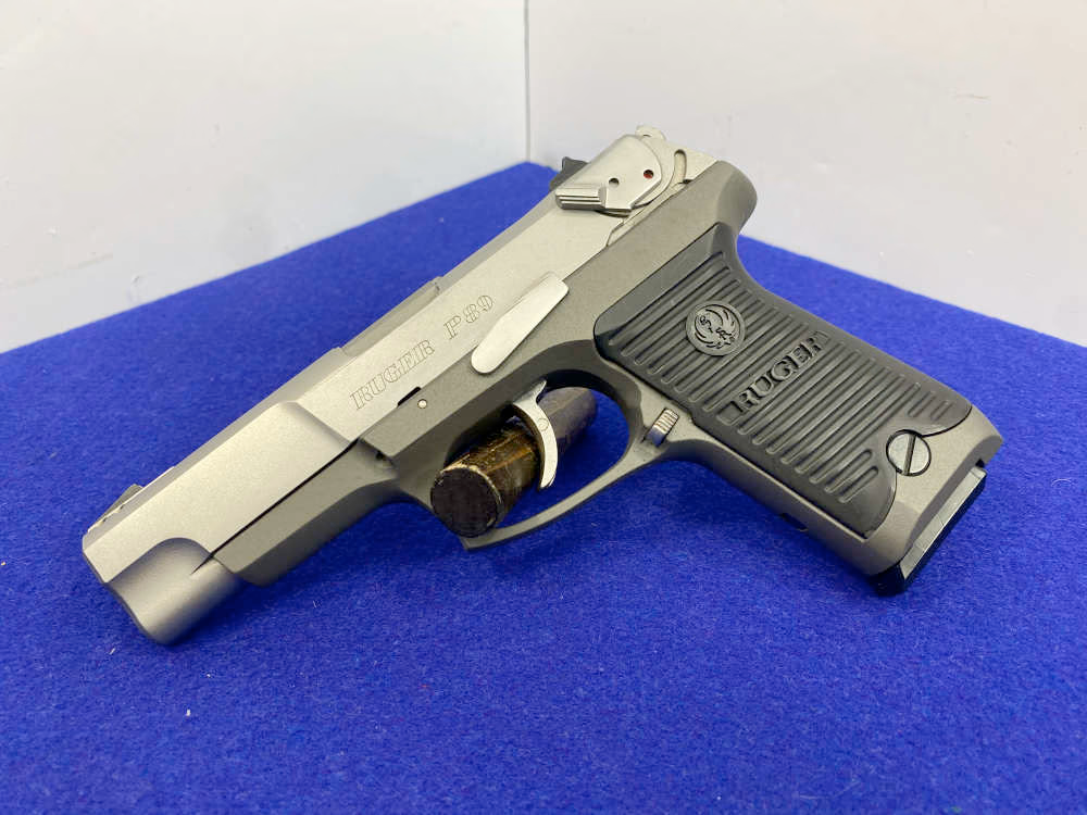 1996 Ruger P89 9mm Stainless 4 1/2