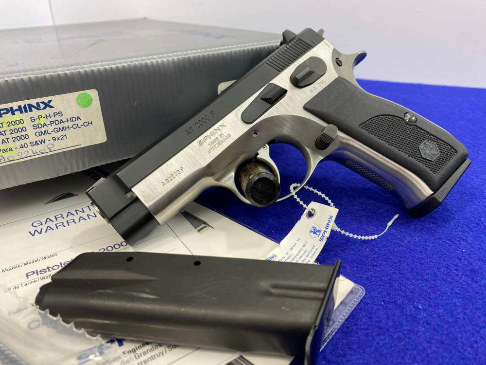 Spinx AT2000P 9mm Black/Stainless 3 3/4