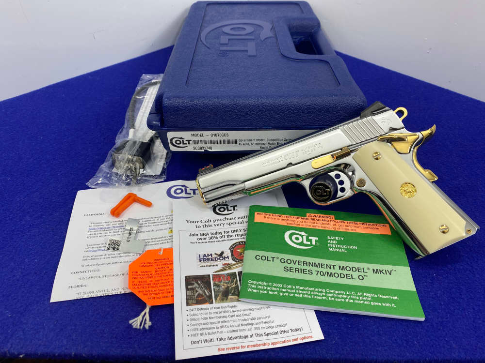 Colt Government Competition Series .45ACP *BREATHTAKING BRIGHT