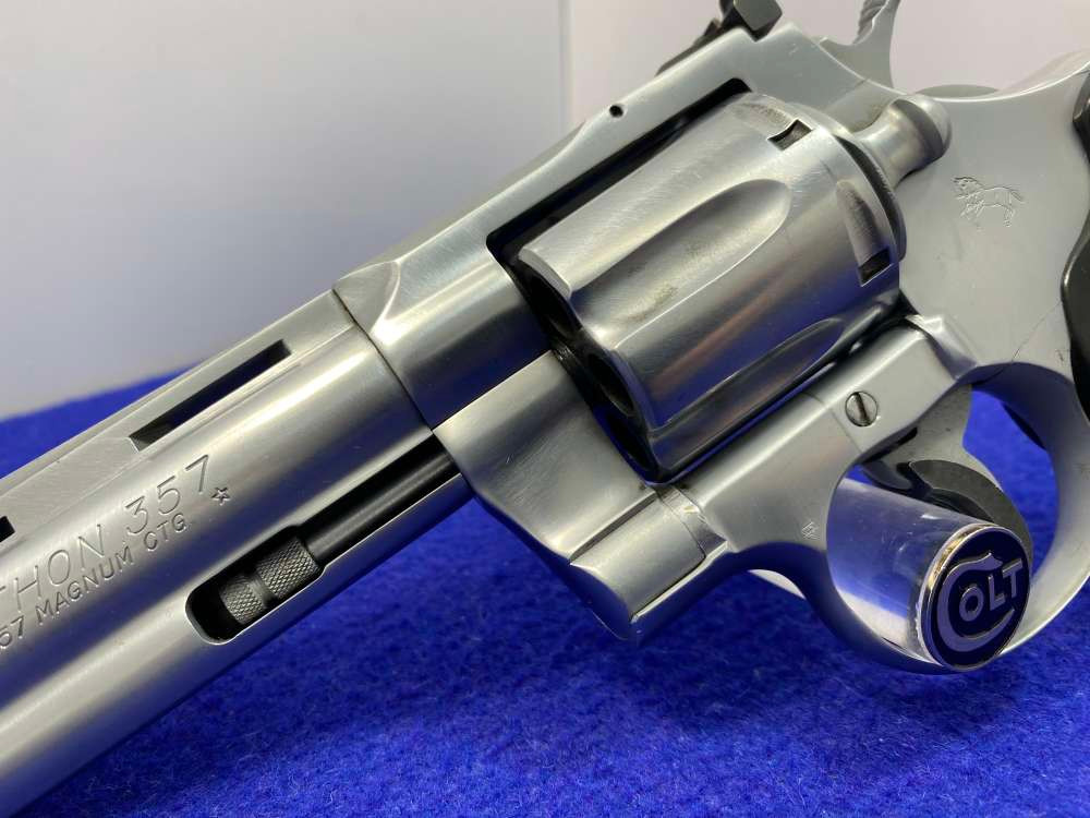 1975 Colt Python .357 Mag Hard Chrome *UPGRADED MAG-NA-PORT 4