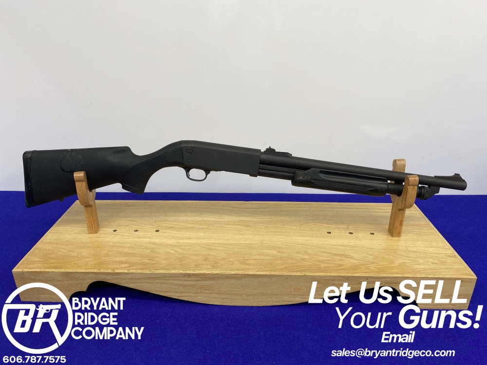 Stevens Model 350 Security 12ga Blue 18 1/2