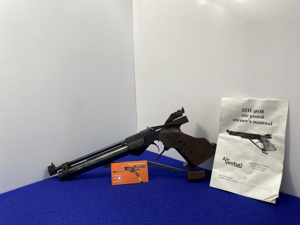 Baikal IZH MP-46M .177 Target Air Pistol Wood Grips*HIGH QUALITY