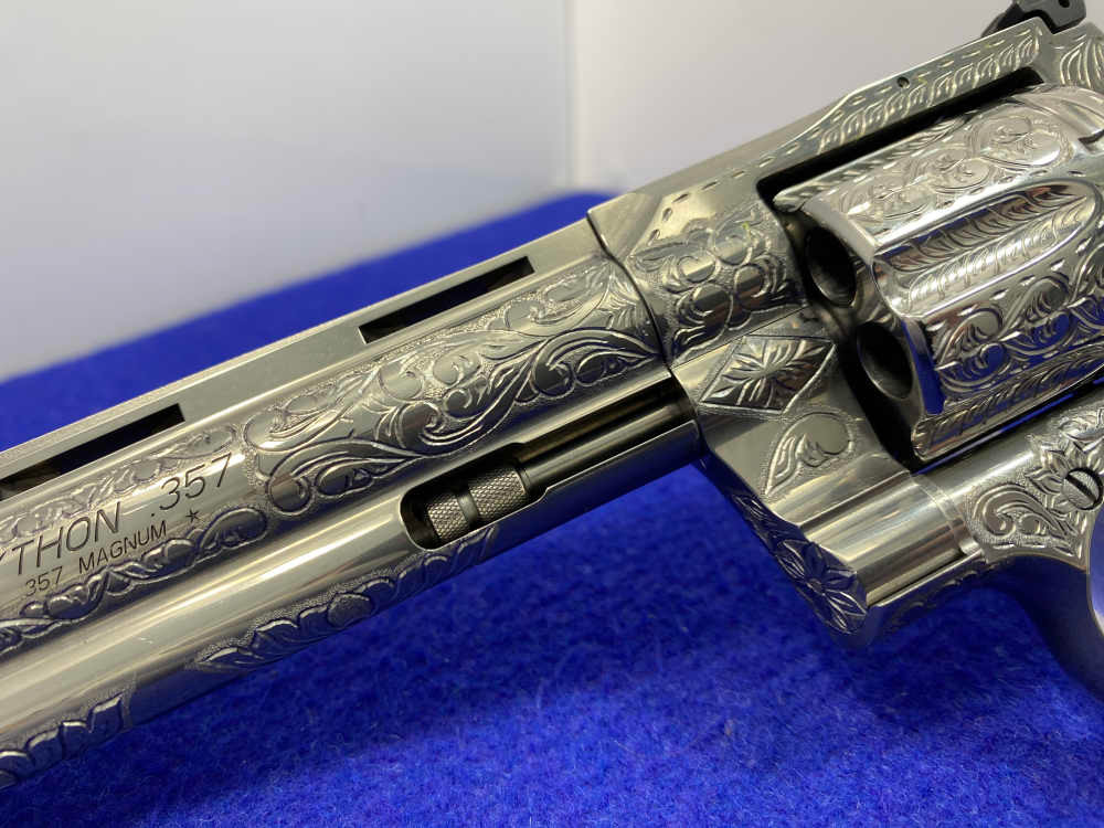 Colt Python .357 Mag SS -DALE BASS MASTER ENGRAVED w/ MASTODON