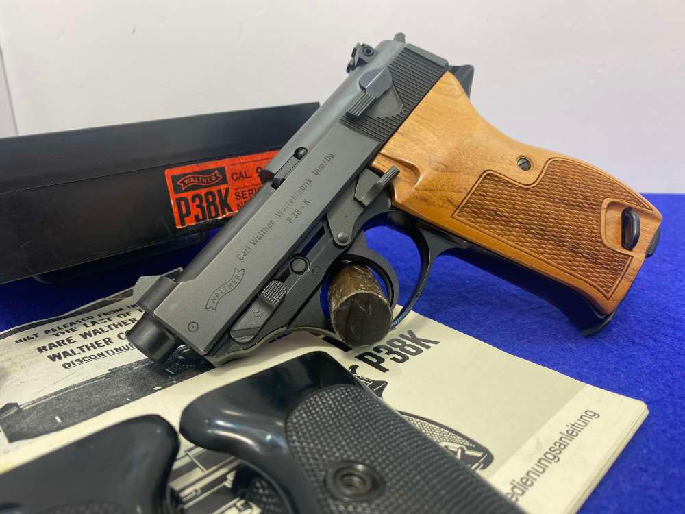 1981 Walther P38-K 9mm Para Black 2 3/4